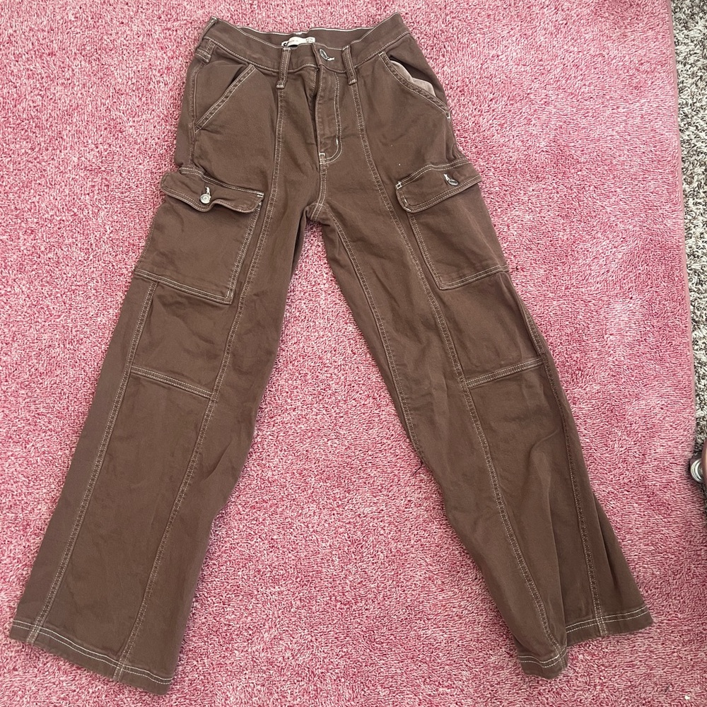 Brown Cargo Pants